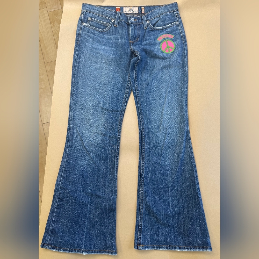 Vintage Juicy Couture Low Rise Flare With Patches